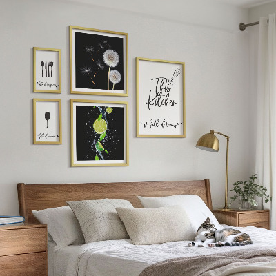 Sada obrazů do ložnice Kuchyňské inspirace s láskou