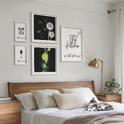 Sada obrazů do ložnice Kuchyňské inspirace s láskou