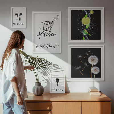 Sada obrazů do ložnice Kuchyňské inspirace s láskou