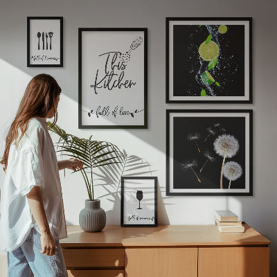 Sada obrazů do ložnice Kuchyňské inspirace s láskou