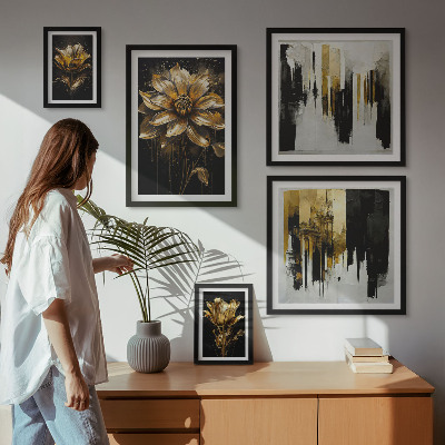 Sada obrazů do ložnice Květinové motivy, elegance, moderna