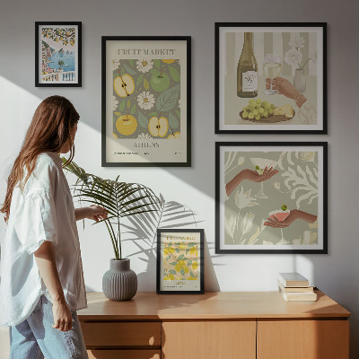 Poliptyk v rámu Atmosférické ilustrace ze 70. let