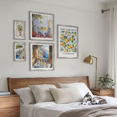 Sada obrazů do ložnice Citrusové inspirace Provence