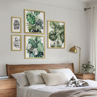 Poliptyk v rámu Rostlinné motivy boho citáty