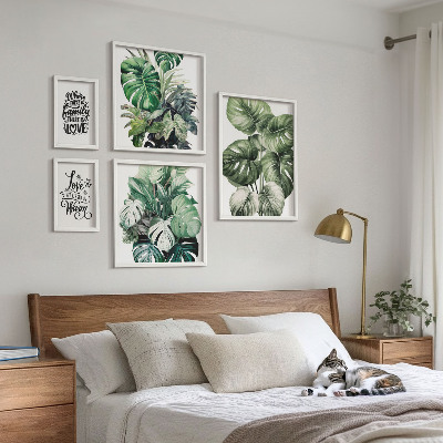Poliptyk v rámu Rostlinné motivy boho citáty