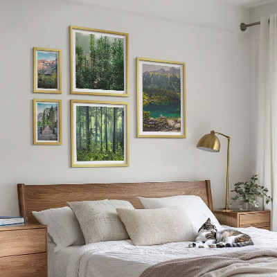 Sada obrazů do ložnice Horské krajiny a lesy