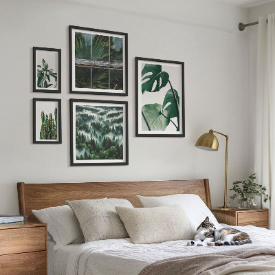 Poliptyk v rámu Inspirace rostlinami z tropů