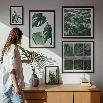 Poliptyk v rámu Inspirace rostlinami z tropů