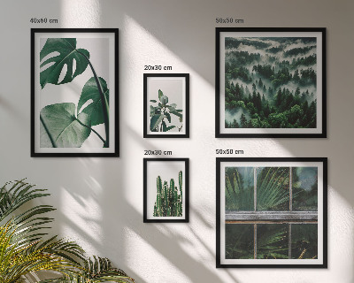 Poliptyk v rámu Inspirace rostlinami z tropů