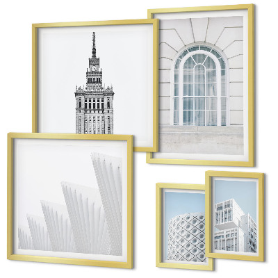 Sada obrazů do ložnice Moderní architektura minimalismus