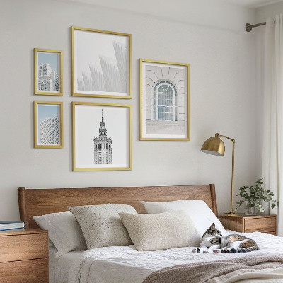 Sada obrazů do ložnice Moderní architektura minimalismus