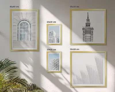 Sada obrazů do ložnice moderní architektura v minimalistickém stylu