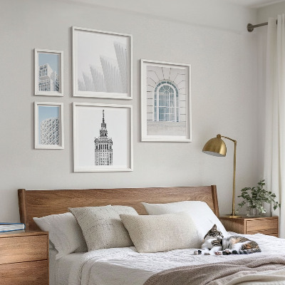 Sada obrazů do ložnice Moderní architektura minimalismus