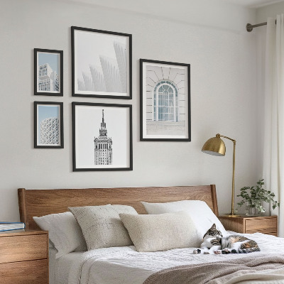 Sada obrazů do ložnice Moderní architektura minimalismus