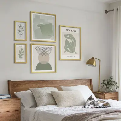 Poliptyk v rámu moderní abstraktní styl