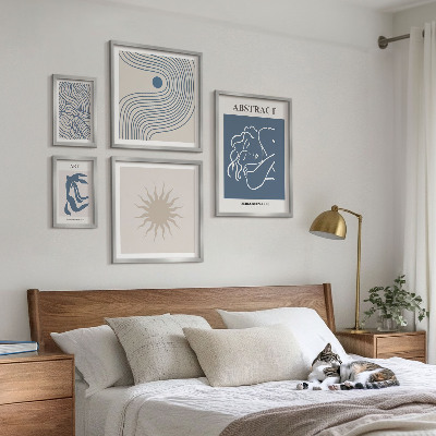 Poliptyk v rámu Stylová abstraktní geometrie