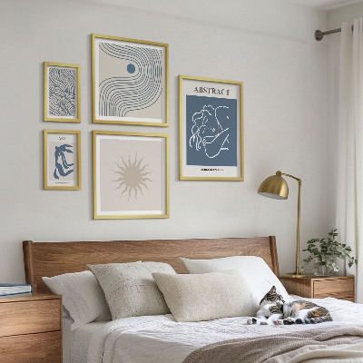 Poliptyk v rámu Stylová abstraktní geometrie