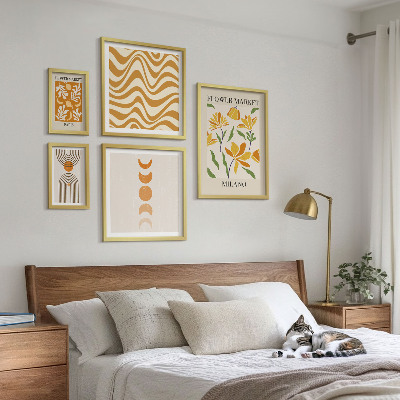 Sada obrazů do ložnice Stylové květinové dekorace