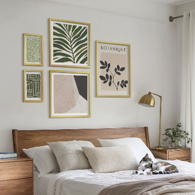 Poliptyk v rámu Moderní rostlinné inspirace