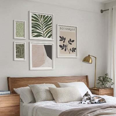 Poliptyk v rámu Moderní rostlinné inspirace