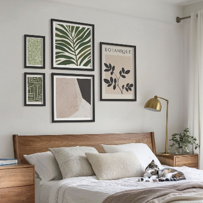 Poliptyk v rámu Moderní rostlinné inspirace