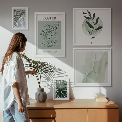 Sada obrazů do ložnice Inspirace pro rostliny příroda