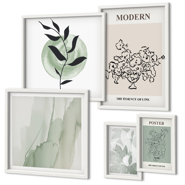 Poliptyk v rámu Moderní minimalistické dekorace