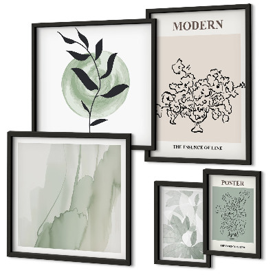 Poliptyk v rámu Moderní minimalistické dekorace