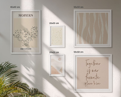 Poliptyk v rámu Moderní minimalistický styl sada