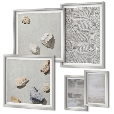 Sada obrazů do ložnice Moderní minimalistické textury