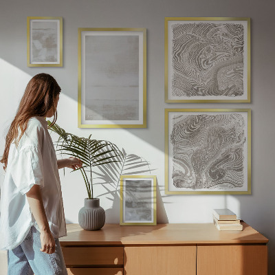 Poliptyk v rámu Opotřebované textury moderního stylu