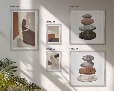 Sada obrazů do ložnice Abstraktní boho nové umění