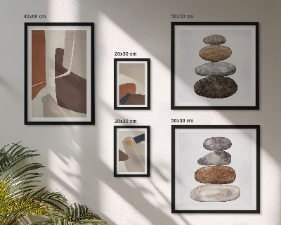 Sada obrazů do ložnice Abstraktní boho nové umění