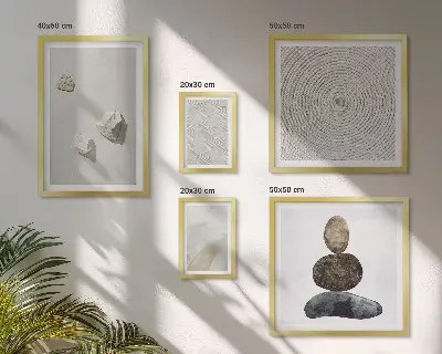 Sada obrazů do ložnice moderní malba na pískovci