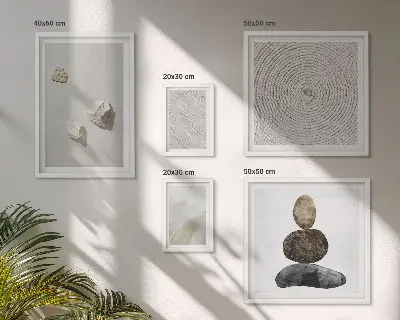 Sada obrazů do ložnice moderní malba na pískovci