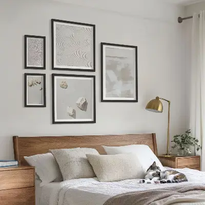 Pískovce boho textura poliptyk v rámu