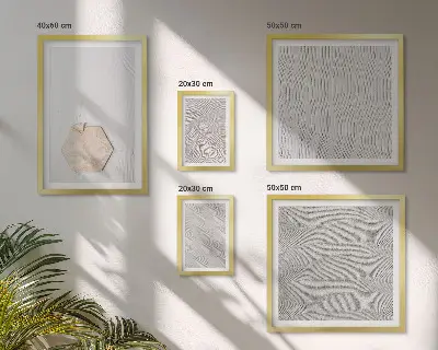 Sada obrazů do ložnice lehké boho pískové textury