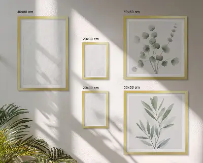 Sada obrazů do ložnice elegantní struktura z mramorových větviček