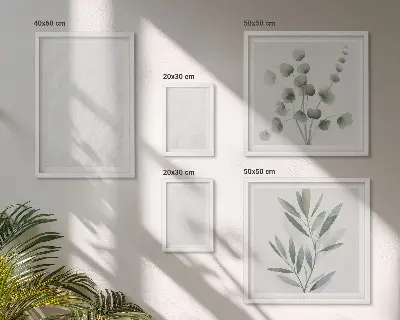 Sada obrazů do ložnice elegantní struktura z mramorových větviček