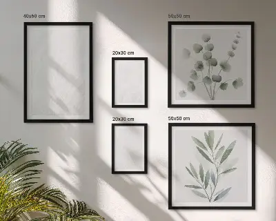 Sada obrazů do ložnice elegantní struktura z mramorových větviček
