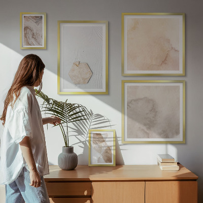 Sada obrazů do ložnice Designová abstrakce přírody