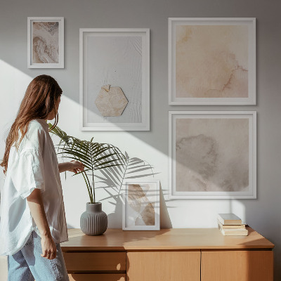 Sada obrazů do ložnice Designová abstrakce přírody