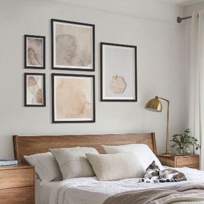 Sada obrazů do ložnice Designová abstrakce přírody