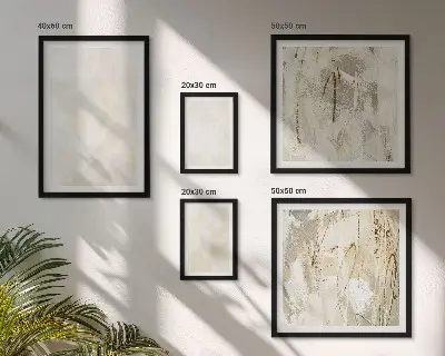 Sada obrazů do ložnice design s výraznými texturami barev