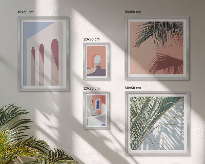 Sada obrazů do ložnice Ilustrace městské architektury