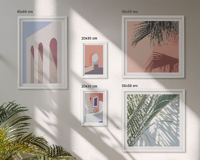 Sada obrazů do ložnice Ilustrace městské architektury