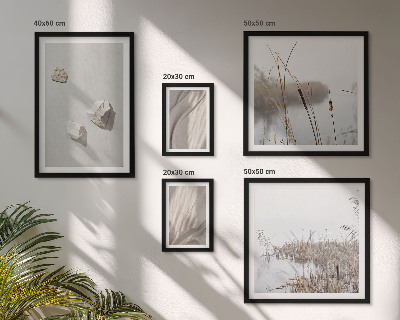Poliptyk v rámu Detailní záběry struktury v boho stylu