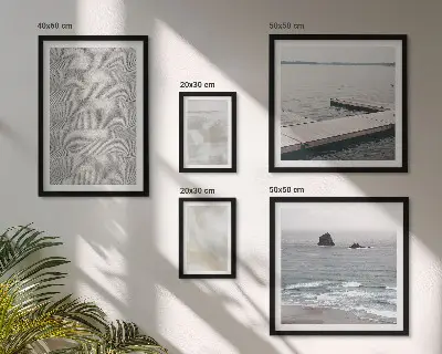 Abstraktní design moderní textury poliptyk v rámu