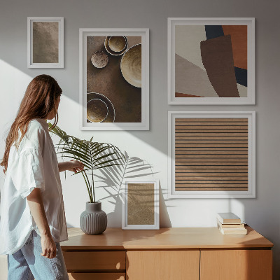 Poliptyk v rámu Minimalistické kamenné stavby