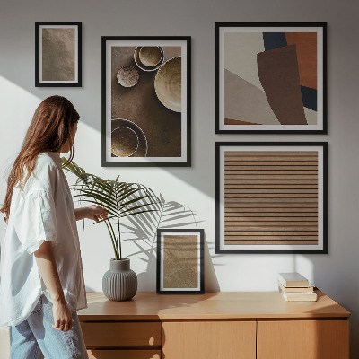 Poliptyk v rámu Minimalistické kamenné stavby
